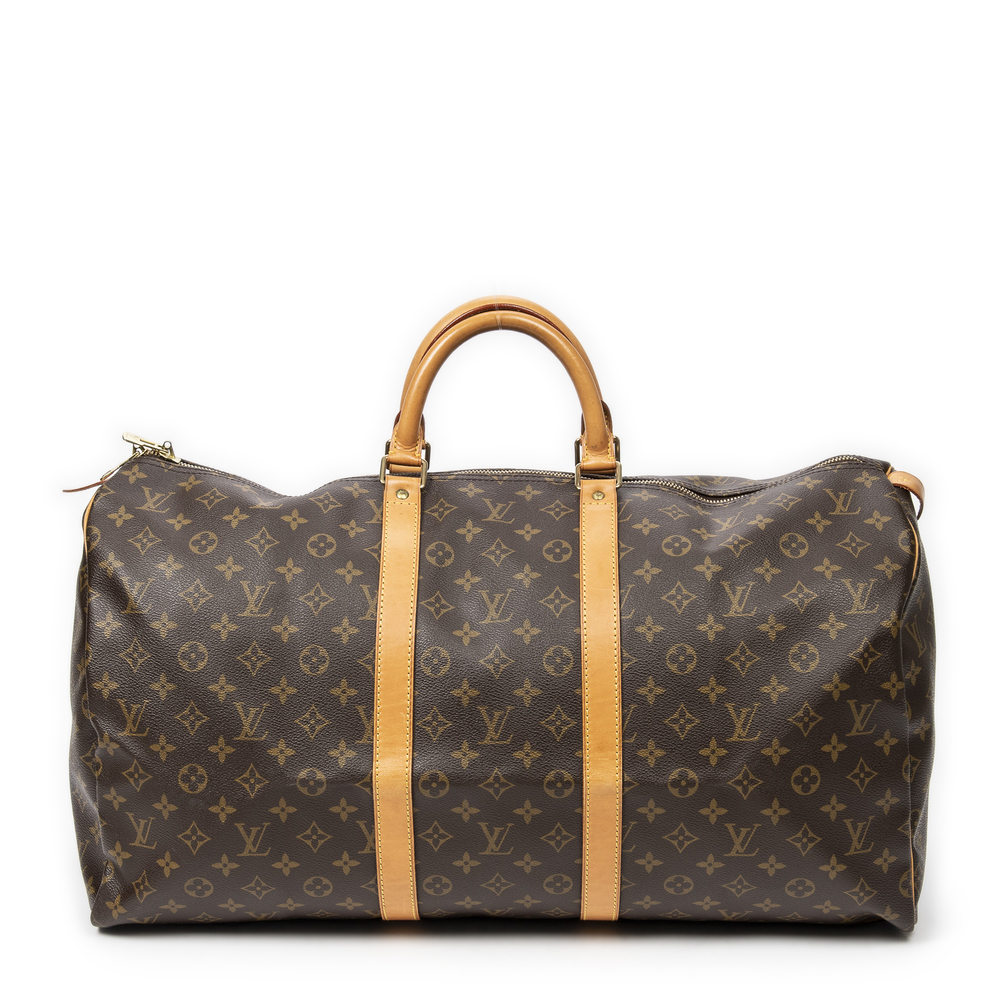 Louis Vuitton Keepall 55 in Brown Monogram Canvas - Picture 5 of 7